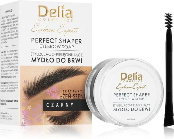 Delia Cosmetics Expert eyebrow fixing wax black color 10 ml