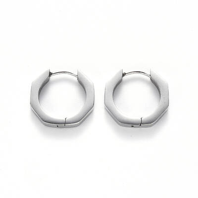 Tarnish Resistant 304 Stainless Steel Huggie Hoop Earrings