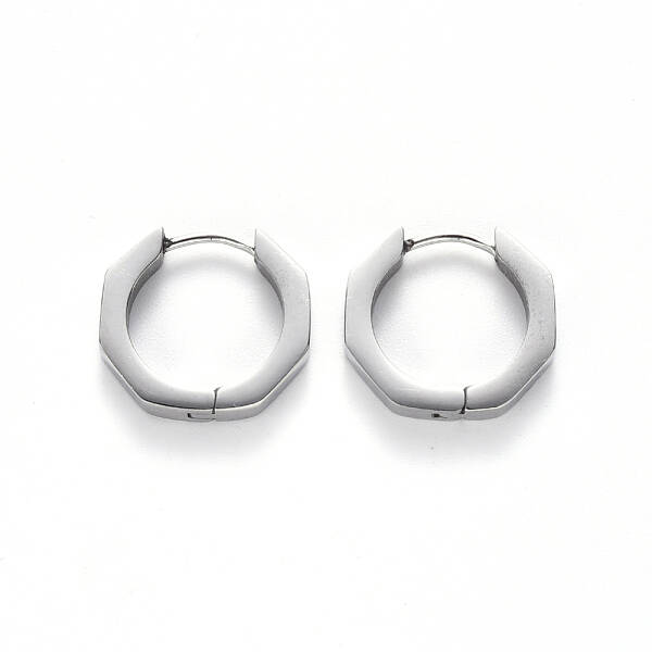 Tarnish Resistant 304 Stainless Steel Huggie Hoop Earrings
