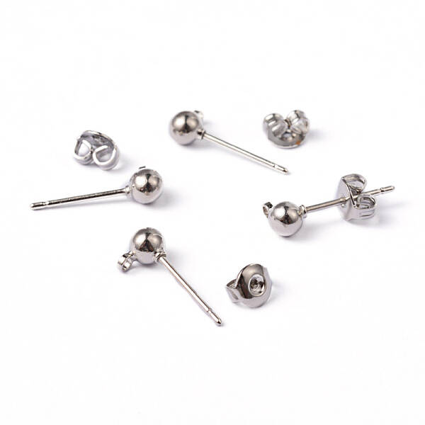 Brass Post Earring Findings