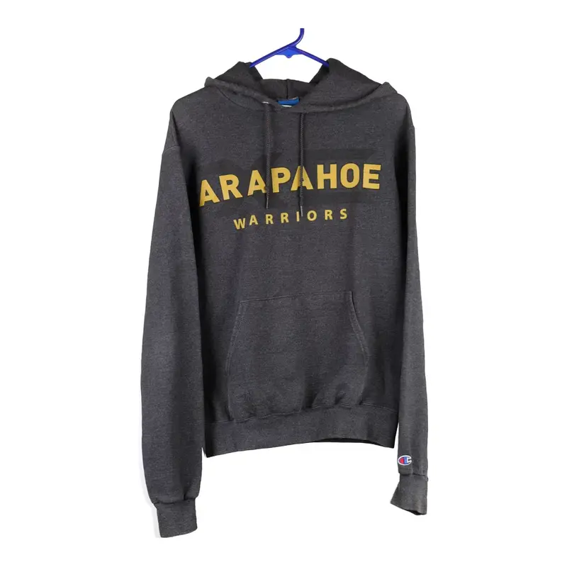 Arapahoe Warriors Champion Hoodie - Small Grey Cotton Blend
