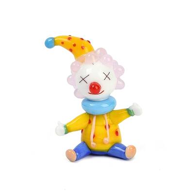 Handmade Lampwork Clown Display Decorations