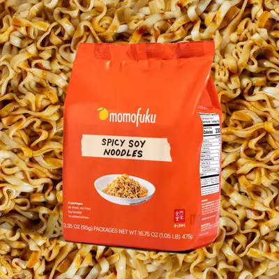 Momofuku Spicy Soy Noodles - 5 Packs, Instant Noodles, Savory Food Pansit