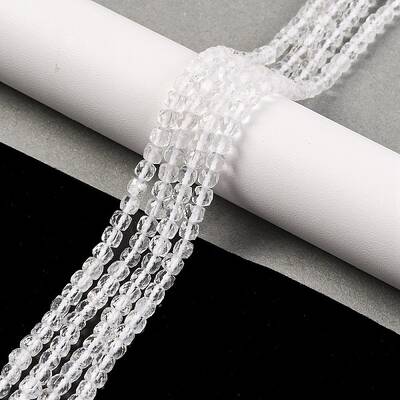 Natural Quartz Crystal Beads Strands