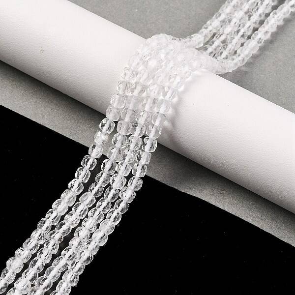 Natural Quartz Crystal Beads Strands