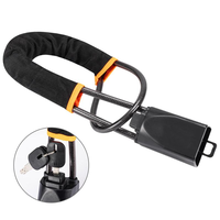 JOYTUTUS Steering Wheel Lock Seat Belt Universal Anti Theft Car Device Prevention with 3 Keys for Security Fit Most Vehicles ...