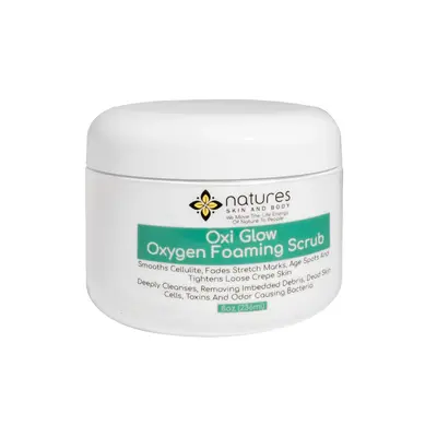 Oxi Glow-Bubbling Oxygen Coffee Scrub. Infuses Your Skin With Oxygen While Exfoliating, Moisturizing And Deeply Cleansing.