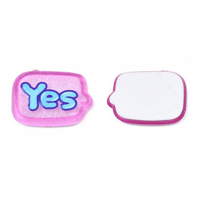 Transparent Printed Acrylic Cabochons