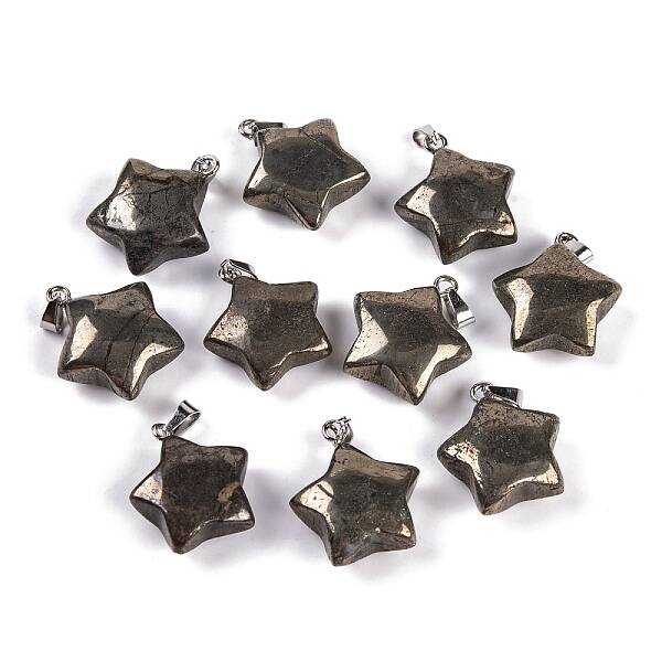 Natural Chalcopyrite Pendants