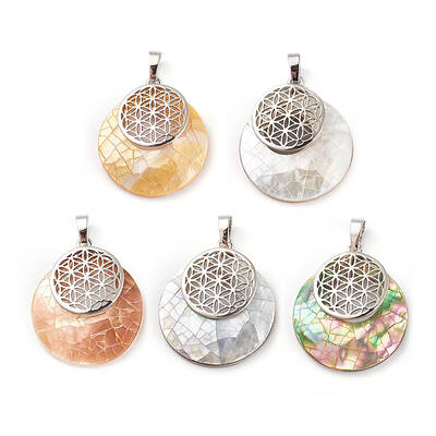 Natural Mixed Shell Pendants