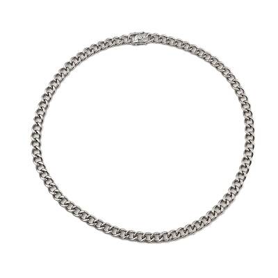 Non-Tarnish 304 Stainless Steel Cuban Link Chain Necklaces