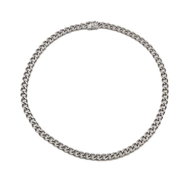 Non-Tarnish 304 Stainless Steel Cuban Link Chain Necklaces