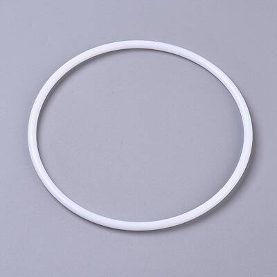 Hoops Macrame Ring