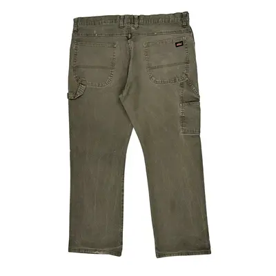 Dickies Carpenter Trousers - 38? Waist Khaki Cotton