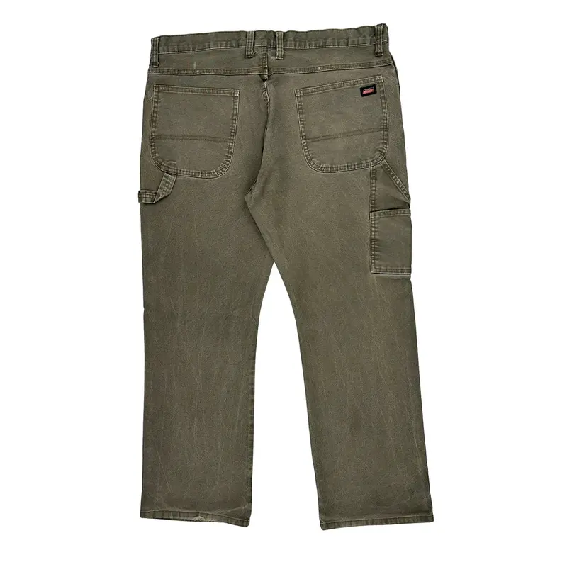 Dickies Carpenter Trousers - 38? Waist Khaki Cotton