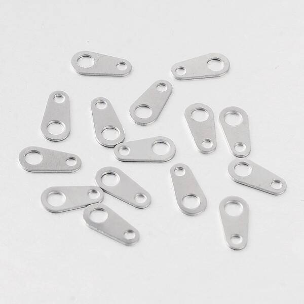 Tarnish Resistant 316 Surgical Stainless Steel Chain Tabs