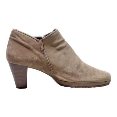 GABOR Block Heels Brown Suede Womens UK 9