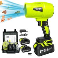 Cordless Leaf Blower Violent TurboFan,BrushlessPure Copper Motor Jet Fan With Battery,CordlessTurbo Super Power Air Duster, H...