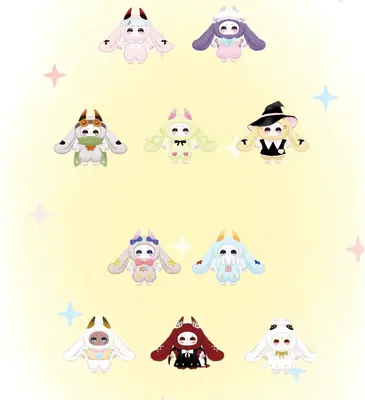 Samael Magic Wardrobe Plush Blind Box – Cute Collectible Mystery Plush Toy with Magical Outfits, Surprise Gift for Kids & F...