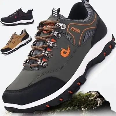 Men Hiking Shoes Waterproof Non-slip Sport Shoes Casual Running Camping Shoes Outdoor Sneakers for Men