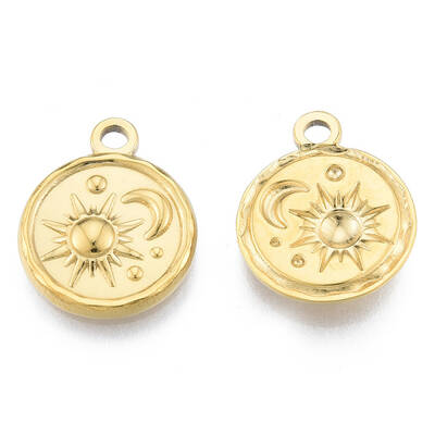 Ion Plating(IP) 201 Stainless Steel Pendants