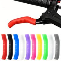 2pcs Silicone Bicycle Brake Handle Grips - Ergonomic Shock-Absorbing Protective Covers with Non-Slip Grip, Multi-Color Option...