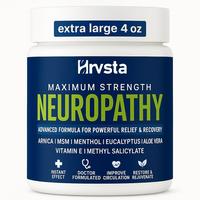 Neuropathy Relief Cream - 4 oz - Maximum Strength Nerve Relief for Feet Hands Legs Toes - Natural Ingredients Frankincense Ar...