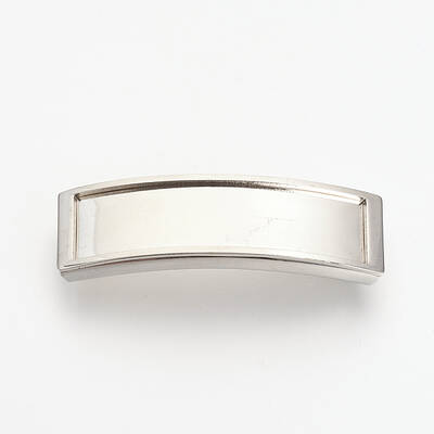 Non-Tarnish 201 Stainless Steel Slide Charms Cabochon Settings