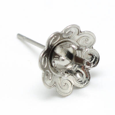 Non-Tarnish 304 Stainless Steel Stud Earring Settings