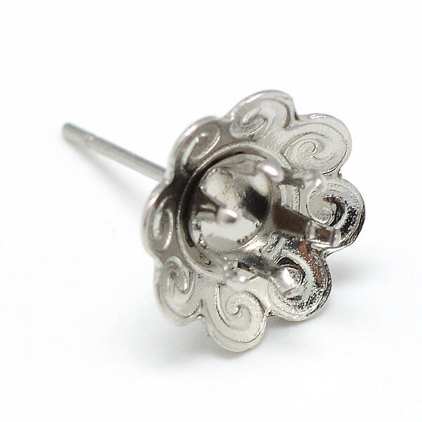 Non-Tarnish 304 Stainless Steel Stud Earring Settings