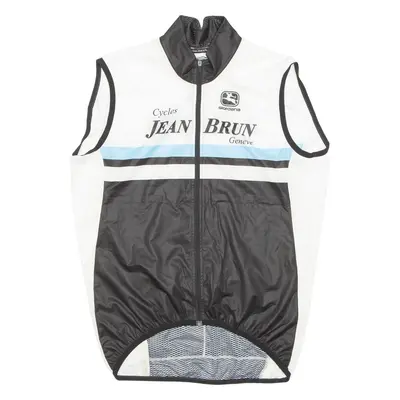 Cycling Mens Jersey Black Full Zip M
