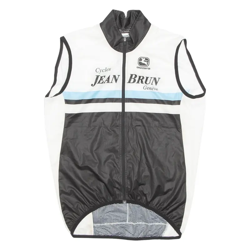 Cycling Mens Jersey Black Full Zip M