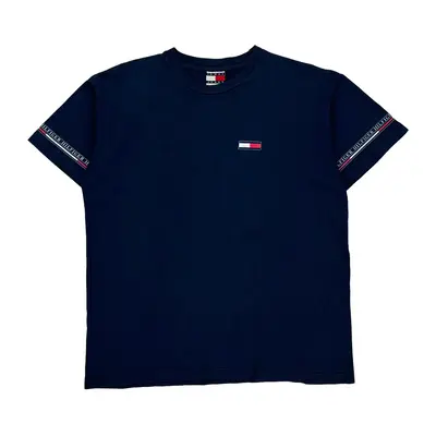 Made In Usa Tommy Jeans T-Shirt - Medium Navy Cotton