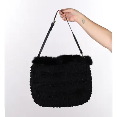 Colmar Bag - No Size Black Fur