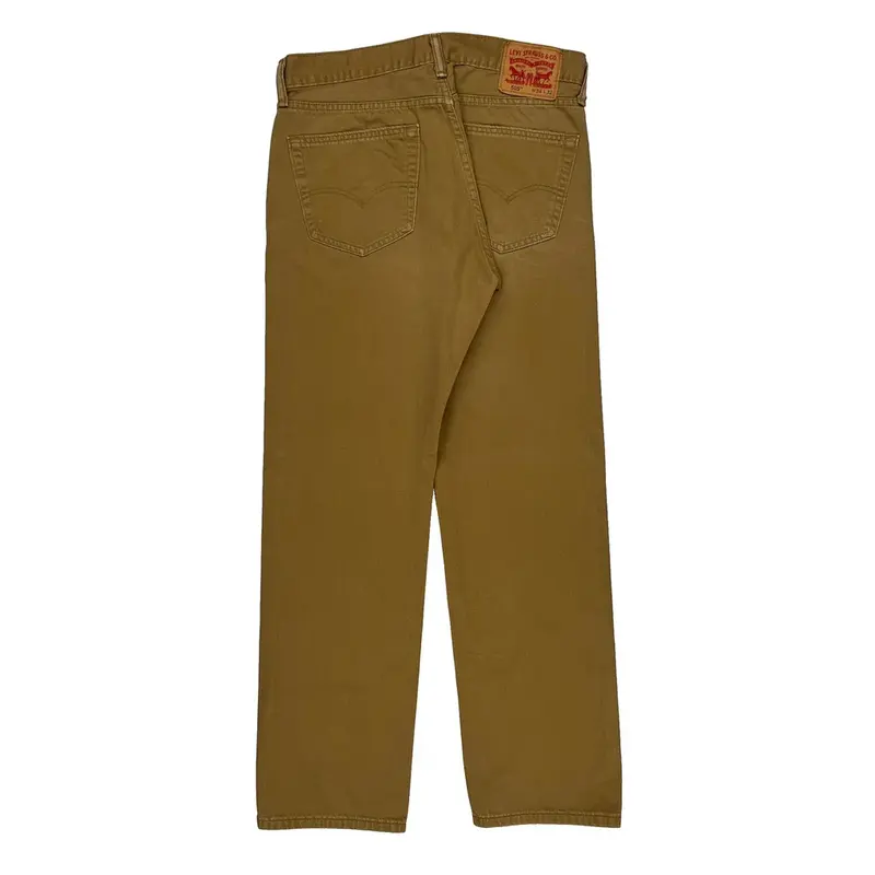 505 Levis Jeans - 32W 31L Beige Cotton | Size: 32″ waist