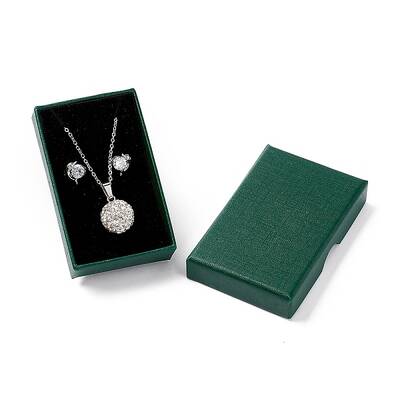 Paper with Sponge Mat Necklace Boxes