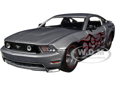 2010 Ford Mustang GT Gray Metallic with Flames \