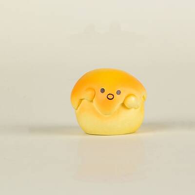 Resin Mini Egg Yolk Crisp Model