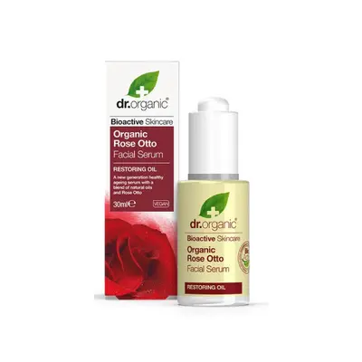 Dr Organic Rose Otto face serum 30ml