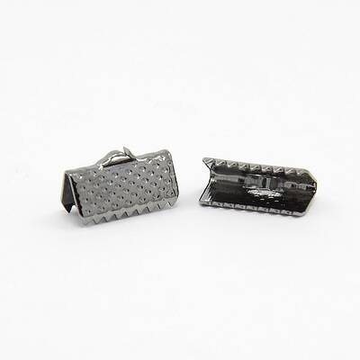 Iron Ribbon Crimp Ends