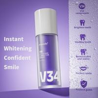 Maxodo V34 Tooth Whitening Correction essence Solution | Targeted Yellowing 7-Day Whitening Correction Technology Purple toot...