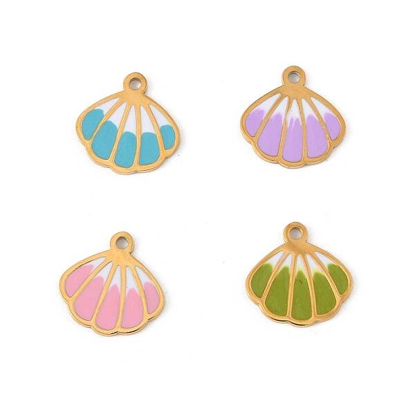 304 Stainless Steel Enamel Charms