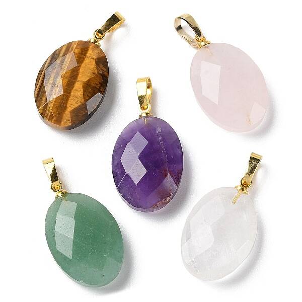 Natural Mixed Gemstone Pendants