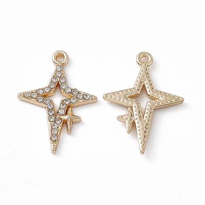 Alloy Rhinestone Pendants