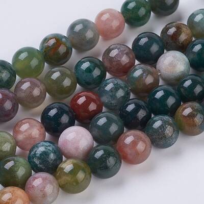 Natural Indian Agate Beads Strands