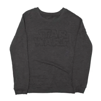 STAR WARS Sweatshirt Grey Mens S