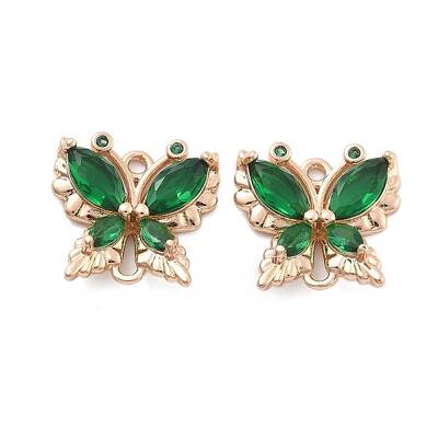 Brass Glass Connector Charms