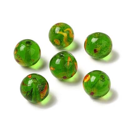 Handmade Transparent Lampwork Beads