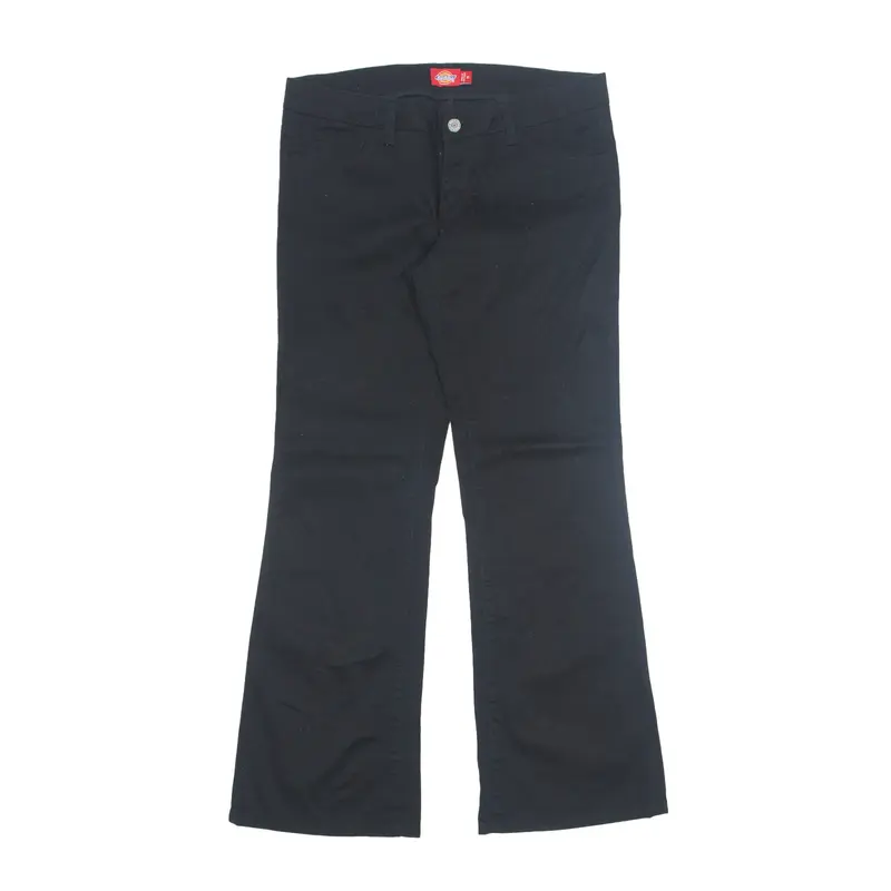 DICKIES Trousers Black Slim Bootcut Womens W32 L30