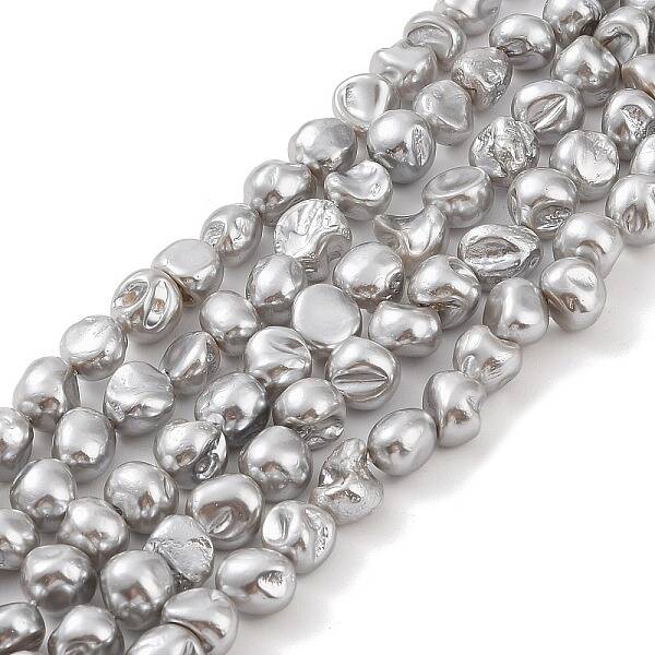 Electroplated Shell Pearl Beads Strands